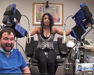 Behind The Scenes Of Dr. Tampa's Entrance Physical At Tampa University With Phoenix Rose