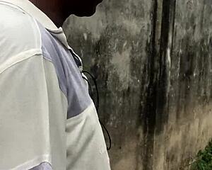 I'm fucking my husband's brother outdoors on the ranch.