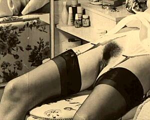 Is this vintage granny's secret life with blowjobs and cumshots?