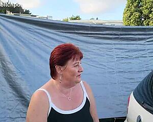 mature milf pisses publicly at campground