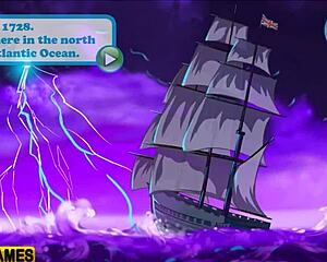 Femdom Licks Big Tits While Ripping Clothes In Cunilingus