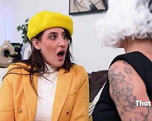 charlie and aubree persuade with strapon donation