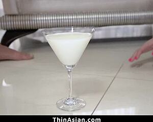 Asian babe meets her dominating stud with every intention of rocking his world - Thinasian