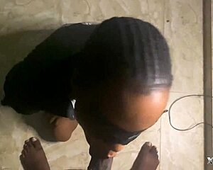 sexy ebony roommate suck my dick dried