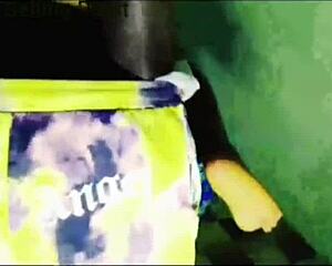 black african man and bbw woman engage in casual conversation outdoors