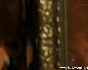 Beautiful Indian woman undresses while seducing with dance