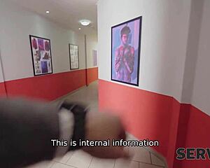 Serve4K: Toilet Revenge with Czech Shaved Beauty?