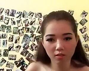 Beautiful asian woman in fresh look