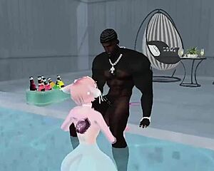 Bbcvu fucking hard femboy with anal and big black cock