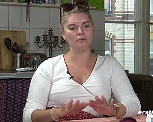 azubi from dusseldorf masturbates passionately in front of camera