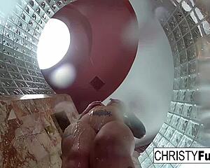 hot shower bts fun with christy dahlia pussy tits