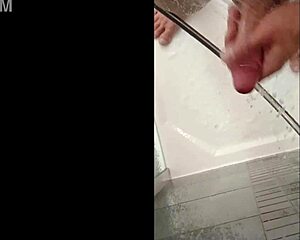 Showering My Dick With Intense Pleasure!