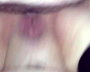 Intimate moment captured in POV video.