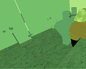 School nerd gives blowjob and gets her pussy fucked hard in Roblox!