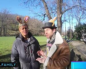 mia trejsi and hot redhead katy rose in easter double vaginal foursome.