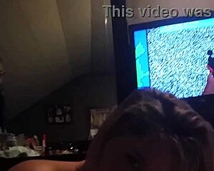 giving a handjob while teasing with blowjob hints