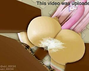 pink haired girl gets involved in a scene