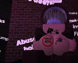 using that blonde bbc slut at my place