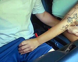 Hidden in the car, we couldn't wait for outdoor fun