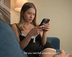 Stepbro, what's your deal? Stepsister fixes it with tight pussy in taboo POV!