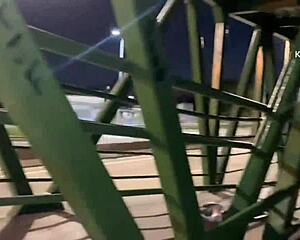 Wife secretly fucks her husband's friend in the light.