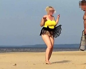 Fucking this curvy milf wife naked on the wild island.