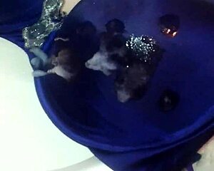 step sister in 40dd bra gets it