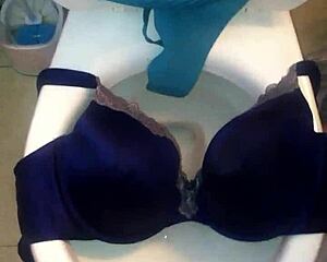 step sister in 40dd bra gets it