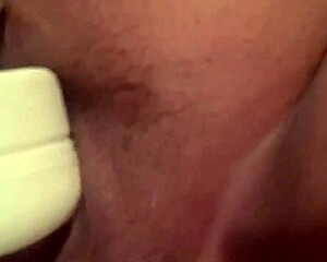 Big pussy lips on wet milf at wild wedding