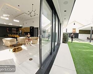 Asian wife catches cheating, joins FFM threesome 😍