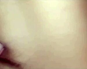 The housewife sneaks away to the dorm to fuck her husband's best friend