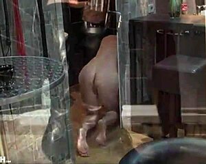 NIPPLE TORTURE FOR SLAVE WITH CLAMPS AND WAX, THEN PISSED ON