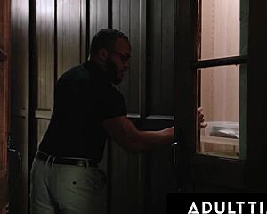 Bored Housewife Ana Foxxx Caught Pillow Humping, Then Fucked Rough By Worshipping Hubby.