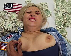 fucking in exchange for dollars is my blonde whore's favorite hobby