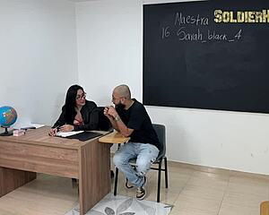 Intense Fucking Of Colombian Milf Substitute Teacher Sarah Black