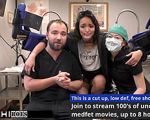 Perawat Channy Crossfire Kasih Orgasme Wajib Hitachi ke Guinea Pig