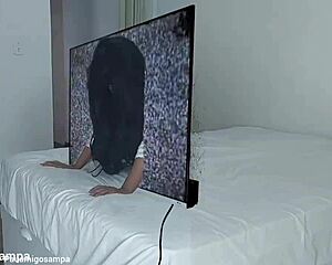 Samara vzame dva črna kurca na Halloween