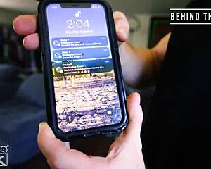 I grabbed Lindsay Lee's big tits, wow!