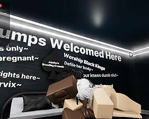 roblox cat girl gets blacked - roblox