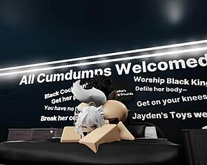 roblox cat girl gets blacked - roblox