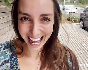 Exhibitionist ANA Plays in PUBLIC Park