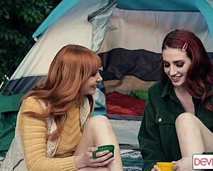 lacy lennon's first lesbian fisting at summer camp!