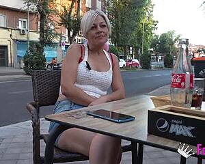 sandra v fulfills a fan's panty sniffer dream