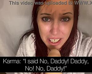 Karma Submits To Her Stepdad In Taboo POV