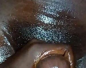 i bent over and my pussy got overfilled with cum