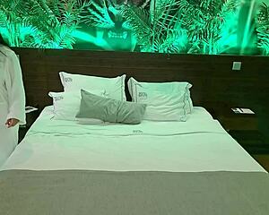 Latina Milf Commands Chubby Handyman To Oil Her Ass And Make Her Squirt