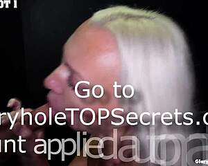 Milf Sucking Tongue for Cum Win