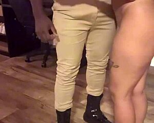 Hot Japanese babe calls a firefighter to pound her tight ass in public. She takes cum in her mouth.