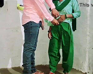 college girl and stepsister talk after class teacher.