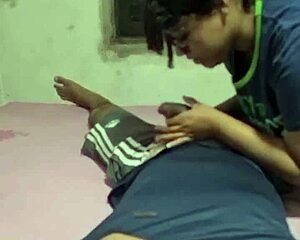 Stepmother Wakes Me with Hot Homemade Sex